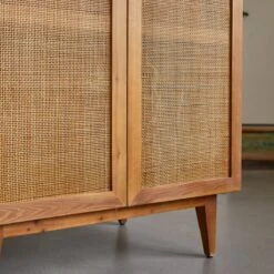 Ninon - Armoire De Rangement En Pin Et Cannage -Magasin De Meubles 1200 1200 armoire de rangement en pin et cannage ninon 5