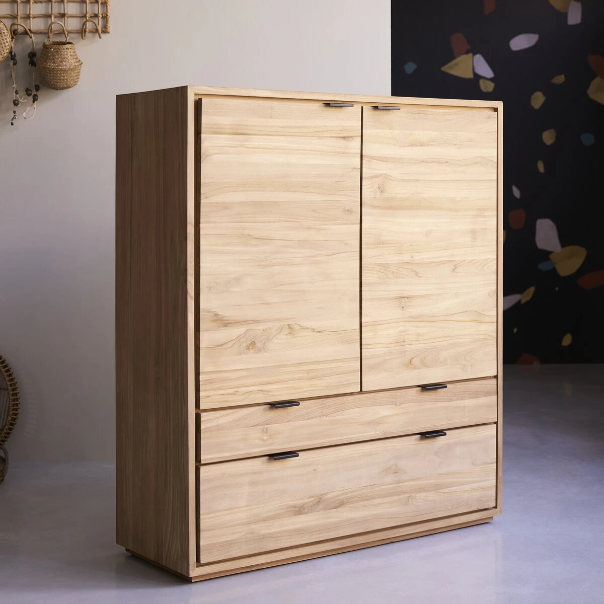 Senson - Armoire De Rangement En Teck Massif 6 Senson - Armoire De Rangement En Teck Massif – Image 4