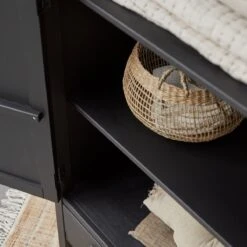 Thaki Black - Armoire En Pin Massif -Magasin De Meubles 1200 1200 armoire en pin thaki black 5