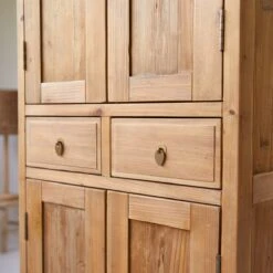 Yuki - Armoire Enfant En Pin Massif Recyclé Naturel -Magasin De Meubles 1200 1200 armoire enfant en pin massif recycle yuki naturel 4