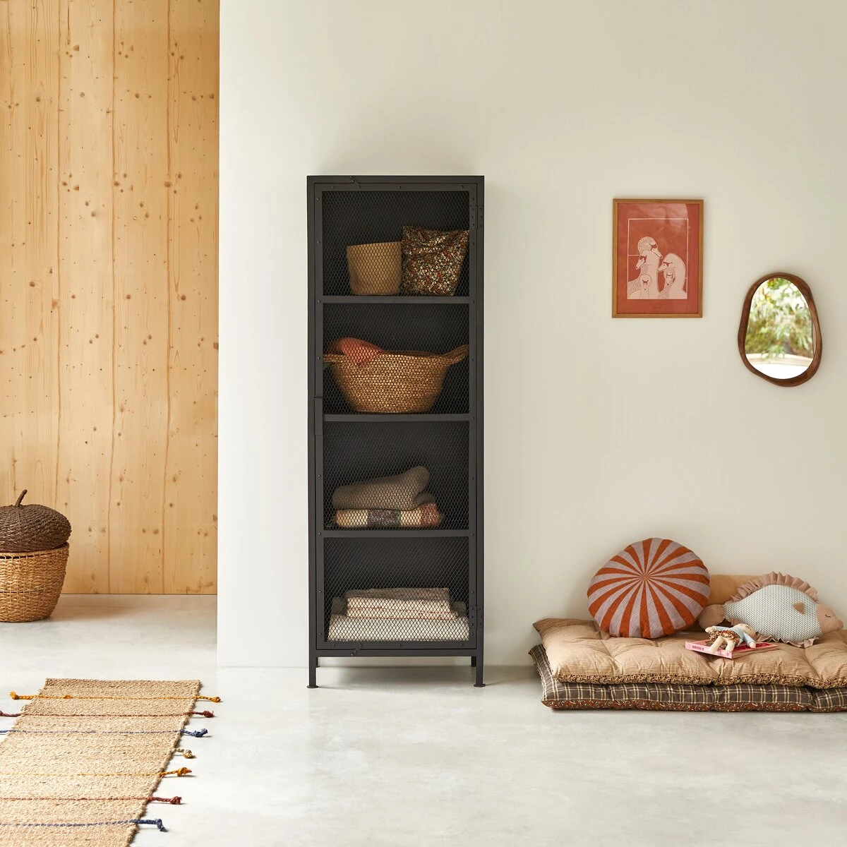 Alma - Armoire Grillagée Enfant En Métal 3 Alma - Armoire Grillagée Enfant En Métal