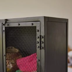 Cléo - Armoire Grillagée Enfant En Métal -Magasin De Meubles 1200 1200 armoire grillagee enfant en metal cleo 5