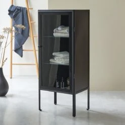 Lison - Armoire Vitrée En Métal -Magasin De Meubles 1200 1200 armoire vitree en metal lison 3