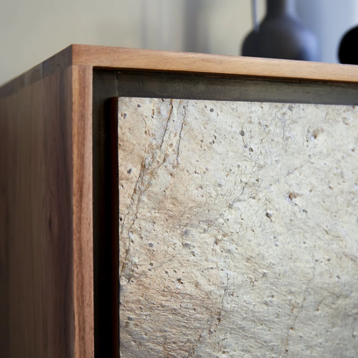 Temis - Bahut Bar En Acacia 90 Cm 9 Temis - Bahut Bar En Acacia 90 Cm – Image 7