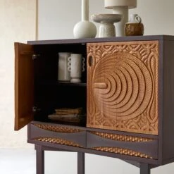 Frida - Bahut En Acajou Massif 120 Cm -Magasin De Meubles 1200 1200 bahut en acajou massif frida 120 cm 2