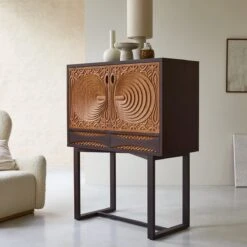 Frida - Bahut En Acajou Massif 120 Cm -Magasin De Meubles 1200 1200 bahut en acajou massif frida 120 cm 4