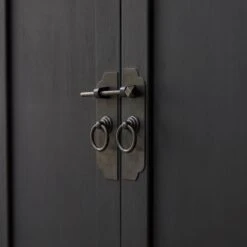 Thaki Black - Bahut En Pin Massif 80 Cm -Magasin De Meubles 1200 1200 bahut en pin thaki black 80 cm 5