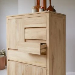 Paulo - Bahut En Teck Massif 80 Cm -Magasin De Meubles 1200 1200 bahut en teck massif paulo 80 cm 1