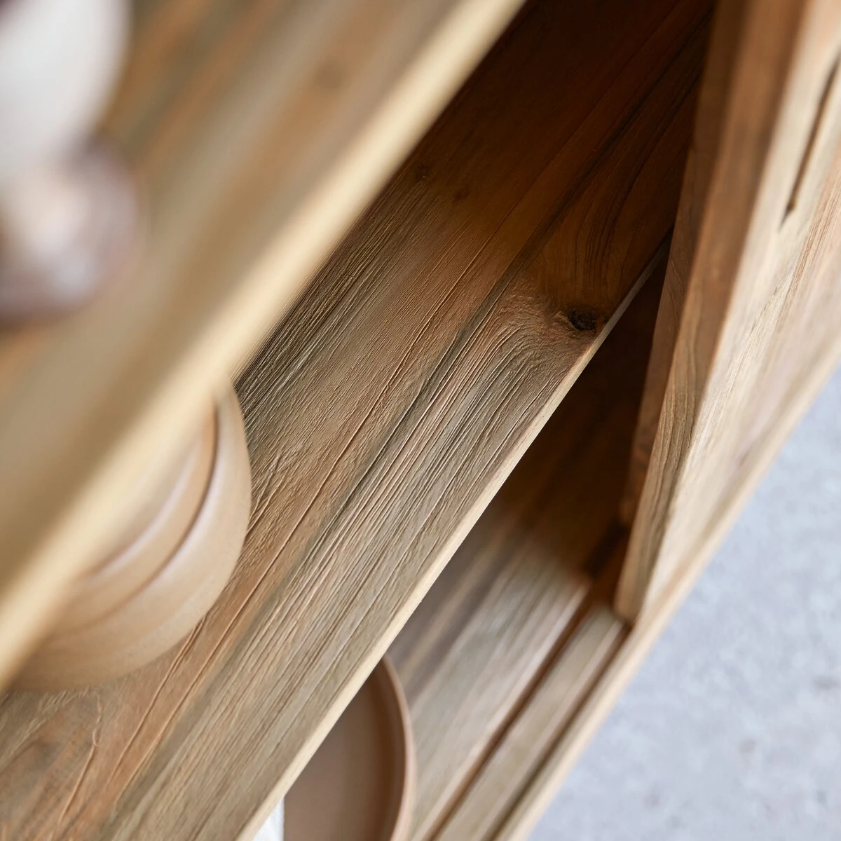 Elias - Bahut En Teck Massif Recyclé 130 Cm 8 Elias - Bahut En Teck Massif Recyclé 130 Cm – Image 6