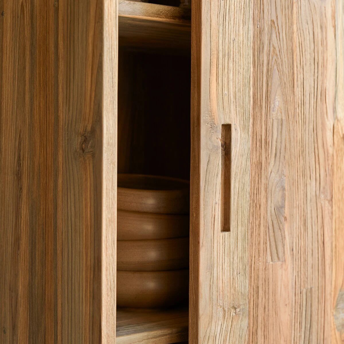 Elias - Bahut En Teck Massif Recyclé 130 Cm 9 Elias - Bahut En Teck Massif Recyclé 130 Cm – Image 7