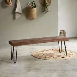 Helga - Banc En Palissandre Massif 135 Cm -Magasin De Meubles 1200 1200 banc en palissandre massif helga 135 cm 1