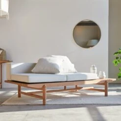 Fado - Banquette En Teck Massif 2 Places -Magasin De Meubles 1200 1200 banquette en teck massif fado 2 places 4