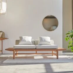 Fado - Banquette En Teck Massif 2 Places -Magasin De Meubles 1200 1200 banquette en teck massif fado 2 places 5