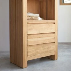 Eden - Bibliothèque En Teck Massif -Magasin De Meubles 1200 1200 bibliotheque en teck massif eden 2