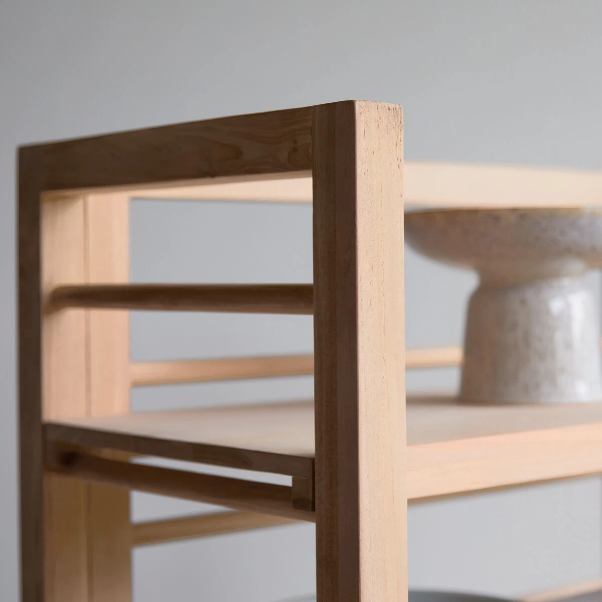 Sera - Bibliothèque Haute En Teck Massif 7 Sera - Bibliothèque Haute En Teck Massif – Image 5