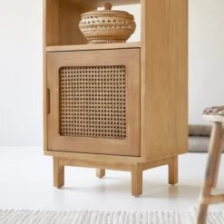 Luis - Bibliothèque Haute Enfant En Orme Et Cannage -Magasin De Meubles 1200 1200 bibliotheque haute enfant en orme et cannage luis 4