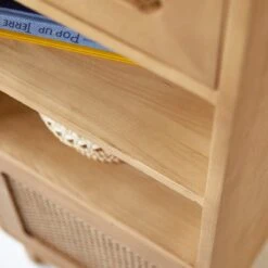 Luis - Bibliothèque Haute Enfant En Orme Et Cannage -Magasin De Meubles 1200 1200 bibliotheque haute enfant en orme et cannage luis 5