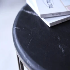 Simëon - Bout De Canapé En Métal Et Marbre -Magasin De Meubles 1200 1200 bout de canape en metal et marbre simeon 3