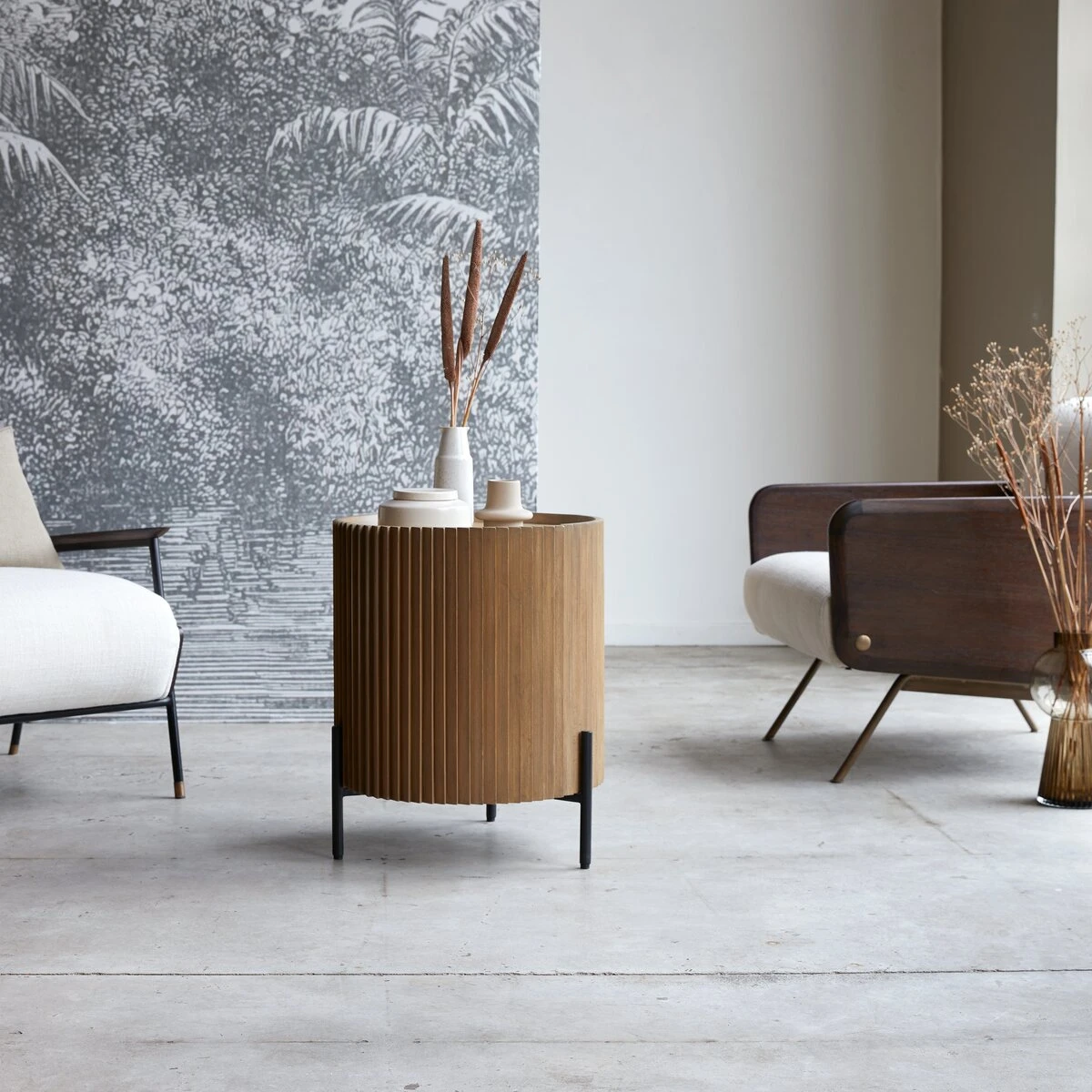 Lou - Bout De Canapé En Mindi 3 Lou - Bout De Canapé En Mindi