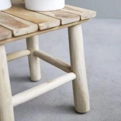 Kilim - Bout De Canapé En Teck Massif -Magasin De Meubles 1200 1200 bout de canape en teck massif kilim 5