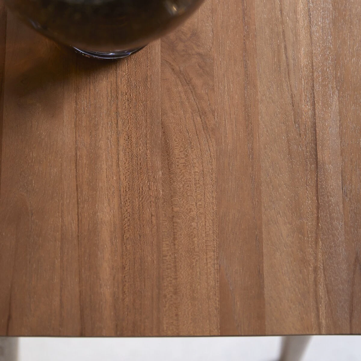 Vintage - Bout De Canapé En Teck Massif 5 Vintage - Bout De Canapé En Teck Massif – Image 3