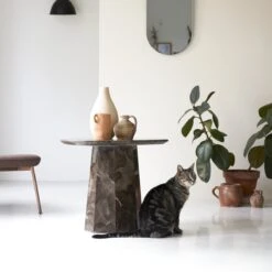 Keesog - Bout De Canapé En Marbre Brown -Magasin De Meubles 1200 1200 bout de canape keesog en marbre brown 6