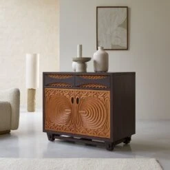 Frida - Buffet En Acajou Massif 93 Cm -Magasin De Meubles 1200 1200 buffet en acajou massif frida 93 cm 4