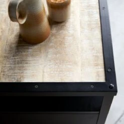 Industriel - Buffet En Métal 160 Cm 11 Industriel - Buffet En Métal 160 Cm -Magasin De Meubles 1200 1200 buffet en metal industriel 160 cm 2