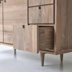 Jonàk - Buffet En Noyer Massif 145 Cm -Magasin De Meubles 1200 1200 buffet en noyer massif jonak 145 cm 4