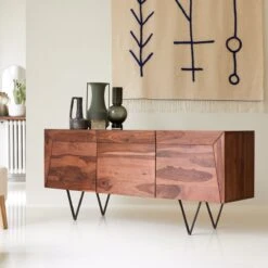 Metric - Buffet En Palissandre Massif 175 Cm -Magasin De Meubles 1200 1200 buffet en palissandre massif metric 175 cm 4