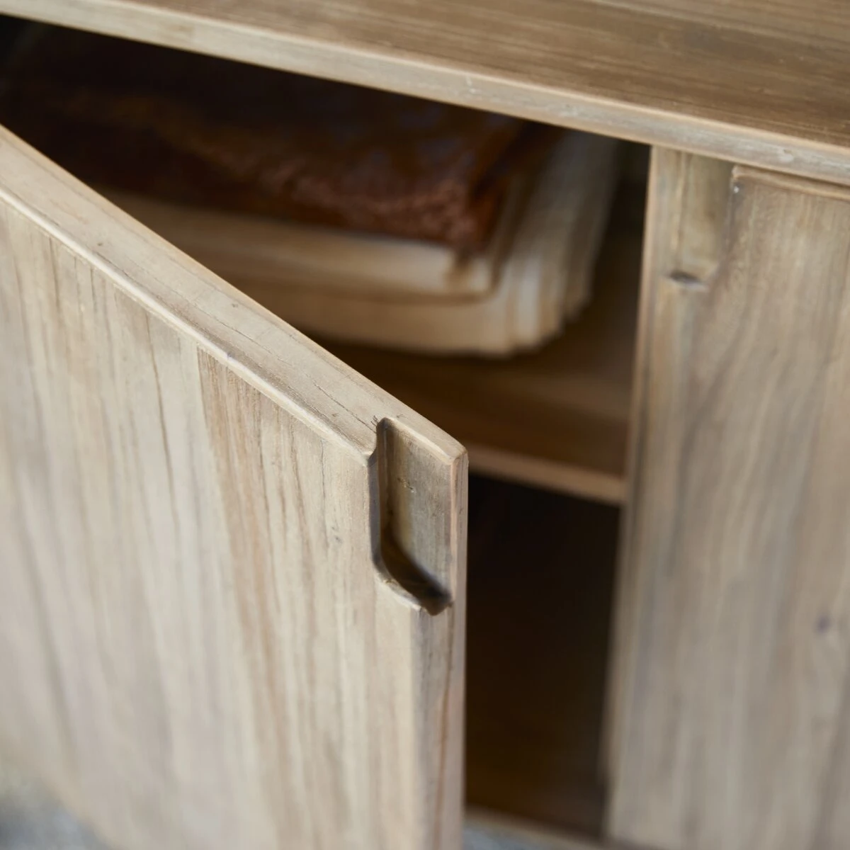 Hazel - Buffet En Pin Et Orme Massifs Recyclés 155 Cm 8 Hazel - Buffet En Pin Et Orme Massifs Recyclés 155 Cm – Image 7