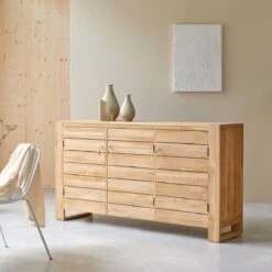 Minimalys - Buffet En Teck Massif 170 Cm -Magasin De Meubles 1200 1200 buffet en teck massif minimalys 170 cm 3