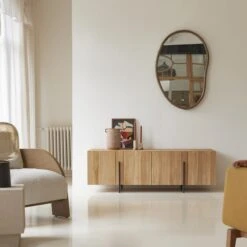 Honorine - Buffet Haut En Teck Massif 165 Cm -Magasin De Meubles 1200 1200 buffet haut en teck massif honorine 165 cm 4