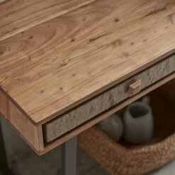 Temis - Bureau En Acacia -Magasin De Meubles 1200 1200 bureau en acacia temis 7