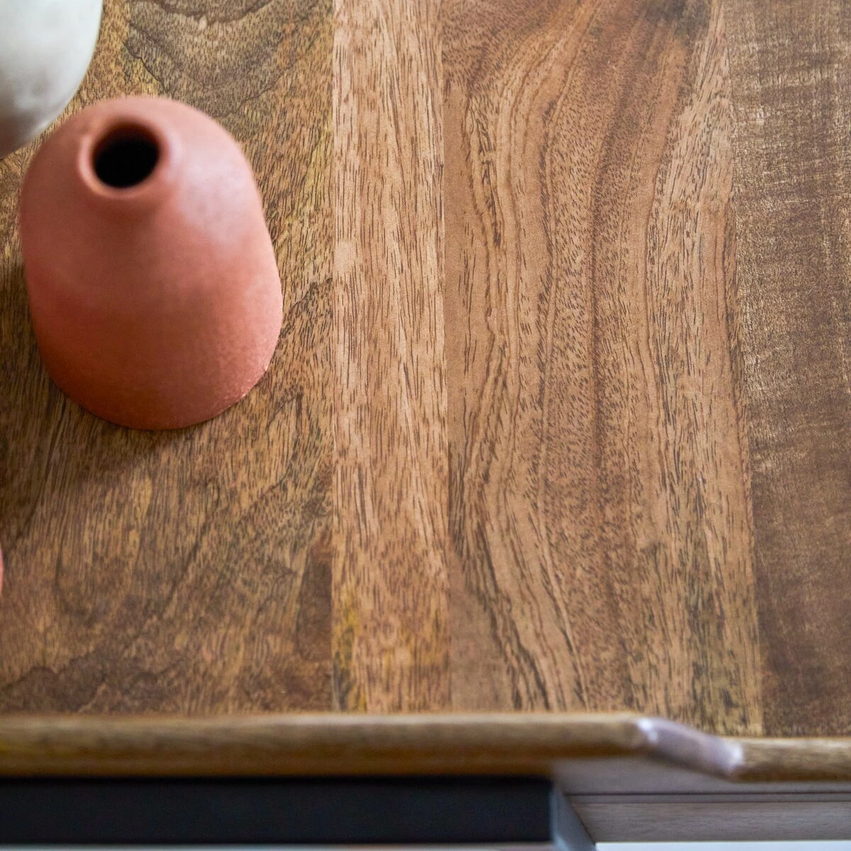 Hedda - Bureau En Manguier Massif Et Métal 5 Hedda - Bureau En Manguier Massif Et Métal – Image 3