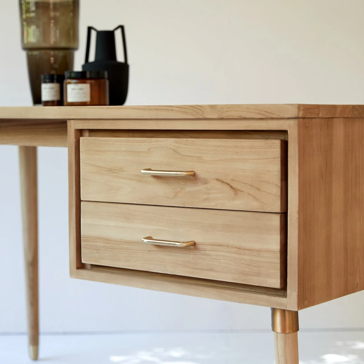 Kort - Bureau En Teck Massif 7 Kort - Bureau En Teck Massif – Image 5