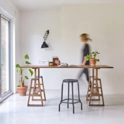 Trestle - Bureau En Teck Massif Recyclé