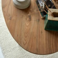 Magasin De Meubles -Magasin De Meubles 1200 1200 bureau ovale en teck massif recycle elena 1