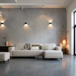 Lars - Canapé D'angle Droit En Tissu écru 300 X 150 Cm, 5 Places