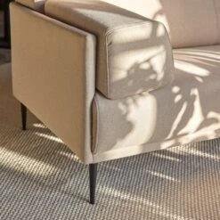 Finn - Canapé D'angle Droit En Tissu écru 270 X 180 Cm, 4 Places -Magasin De Meubles 1200 1200 canape d angle droit en tissu ecru 270 cm finn 4