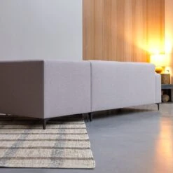 Lars - Canapé D'angle Droit En Tissu Gris 295 X 185 Cm, 5 Places -Magasin De Meubles 1200 1200 canape d angle droit en tissu gris 185 cm lars 4