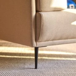 Finn - Canapé D'angle Gauche En Tissu écru 270 X 180 Cm, 4 Places -Magasin De Meubles 1200 1200 canape d angle gauche en tissu ecru 270 cm finn 6