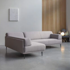 Finn - Canapé D'angle Gauche En Tissu Gris 270 X 180 Cm, 4 Places -Magasin De Meubles 1200 1200 canape d angle gauche en tissu grsi 270 cm finn 3