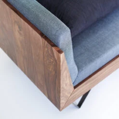 Metric - Canapé En Palissandre Massif Et Tissu, 3 Places -Magasin De Meubles 1200 1200 canape en palissandre massif et tissu metric 3