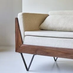 Metric - Canapé En Palissandre Massif Et Tissu, 2 Places -Magasin De Meubles 1200 1200 canape metric en palissandre massif et tissu 2 places 3