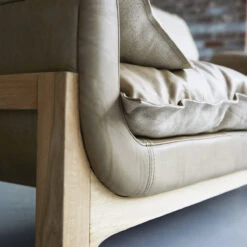 Woodnest - Canapé En Chêne Massif Et Cuir Cheyenne 2 Places -Magasin De Meubles 1200 1200 canape woodnest en chene massif et cuir cheyenne 2 places 13