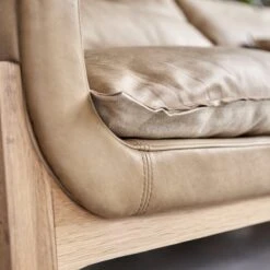 Woodnest - Canapé En Chêne Massif Et Cuir Cheyenne 3 Places -Magasin De Meubles 1200 1200 canape woodnest en chene massif et cuir cheyenne 3 places 6