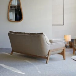 Woodnest - Canapé En Chêne Massif Et Tissu Linen 2 Places -Magasin De Meubles 1200 1200 canape woodnest en chene massif et tissu linen 2 places 6