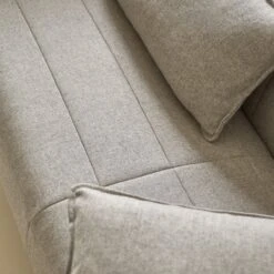 Yas - Canapé En Chêne Massif Et Tissu Gris 2 Places -Magasin De Meubles 1200 1200 canape yas en chene massif et tissu gris 2 places 2