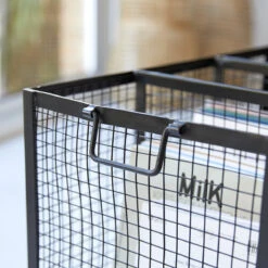 Industriel - Casier à Roulettes En Métal -Magasin De Meubles 1200 1200 casier a roulettes en metal industriel 2